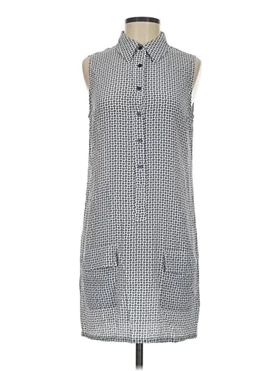 Pre-owned Equipment Casual Dress In Gray
