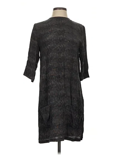 Pre-owned Equipment Casual Dress In Gray