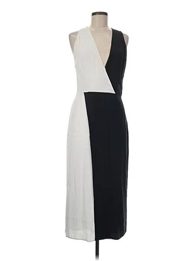 Pre-owned Equipment Casual Dress In Gray