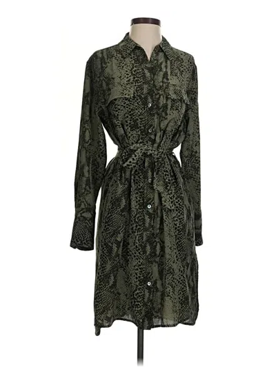 Pre-owned Equipment Casual Dress In Green