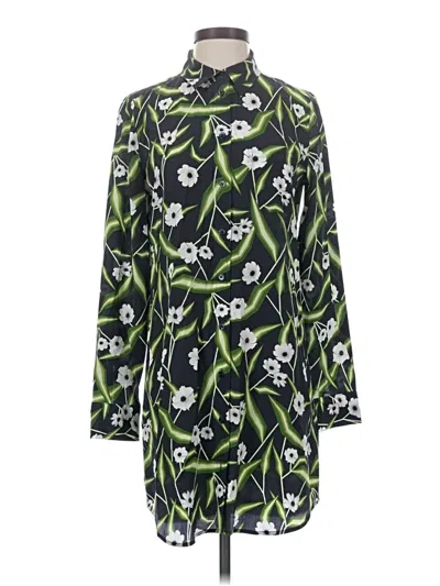 Pre-owned Equipment Casual Dress In Green