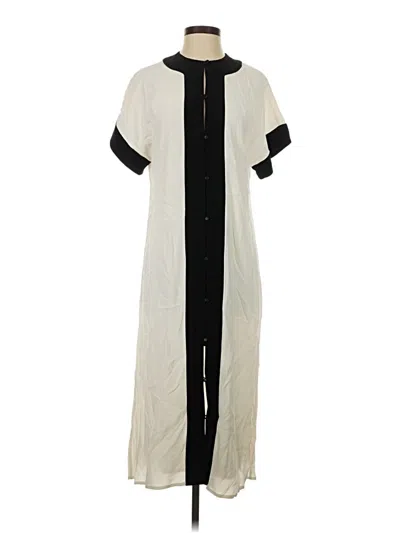 Pre-owned Equipment Casual Dress In Ivory