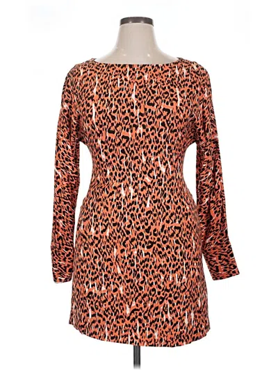 Pre-owned Equipment Casual Dress In Orange