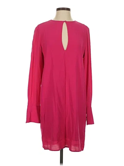 Pre-owned Equipment Casual Dress In Pink