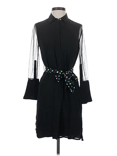 Pre-owned Equipment Cocktail Dress In Black