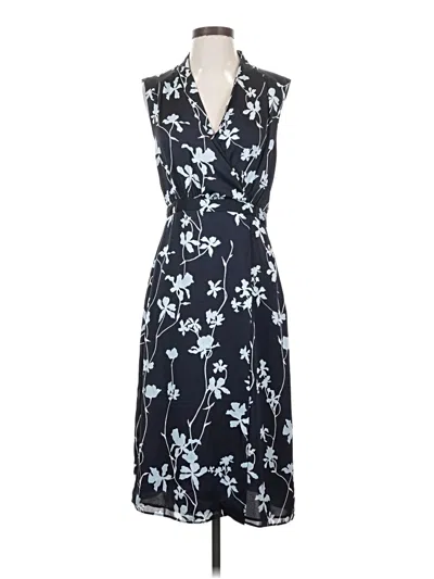 Pre-owned Equipment Cocktail Dress In Blue