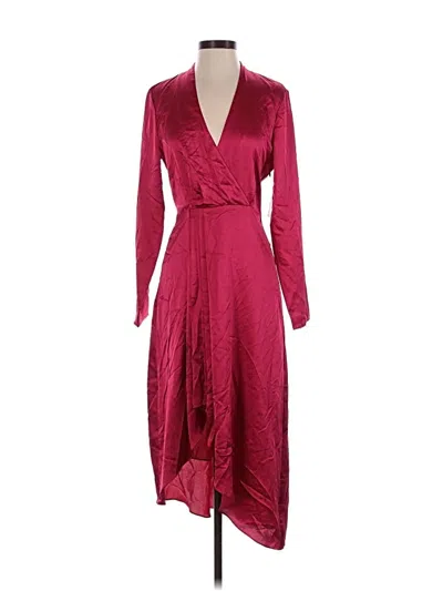 Equipment Cocktail Dress In Burgundy