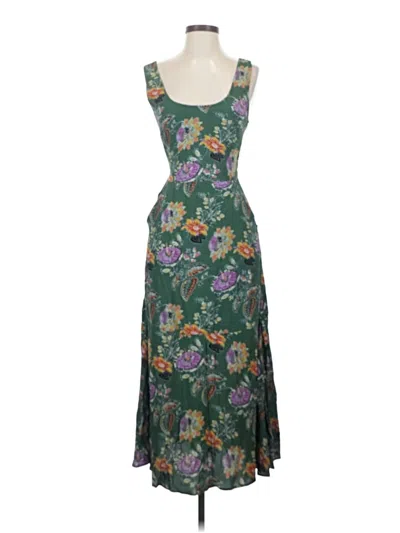 Pre-owned Equipment Cocktail Dress In Green
