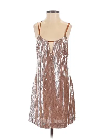 Pre-owned Equipment Cocktail Dress In Silver