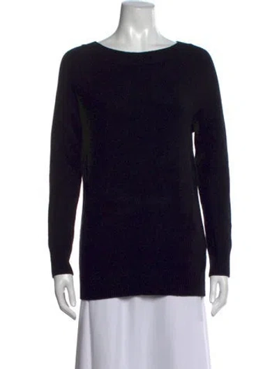 Pre-owned Equipment Crew Neck Sweater In Black