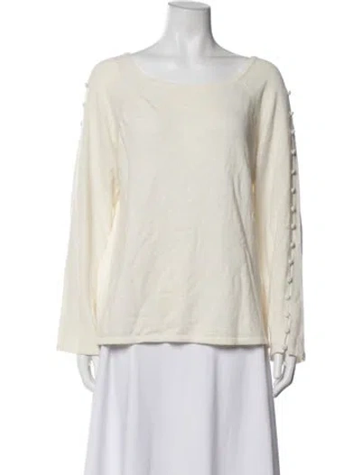 Pre-owned Equipment Crew Neck Sweater In Neutrals