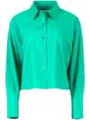 Equipment Signature Slim Fit Silk Button-up Shirt In Green