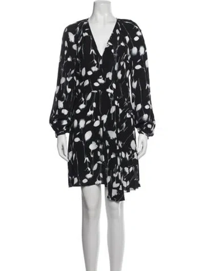 Pre-owned Equipment Floral Print Mini Dress In Blue
