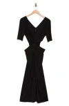 Equipment Genevieve Midi Dress In True Black