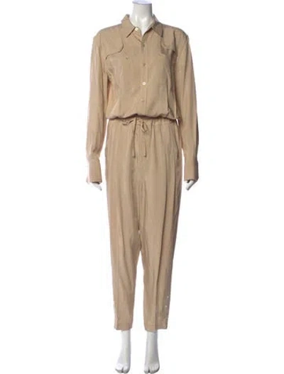Pre-owned Equipment Jumpsuit In Neutral