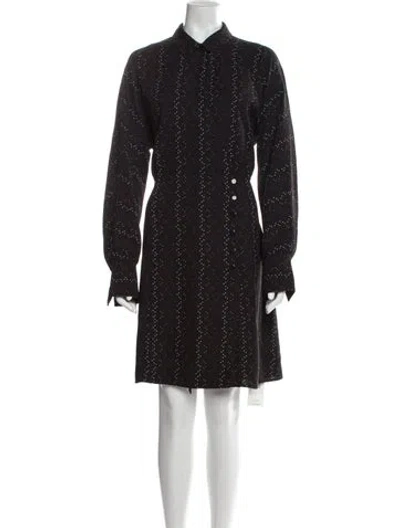 Pre-owned Equipment Knee-length Dress In Black