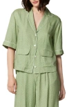 Equipment Leon Print Button-up Shirt In Jadesheen Multi