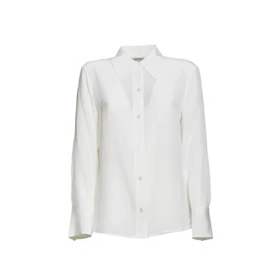 Equipment Leona Shirt In White Silk
