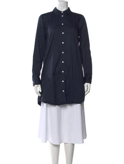 Pre-owned Equipment Long Dress In Blue