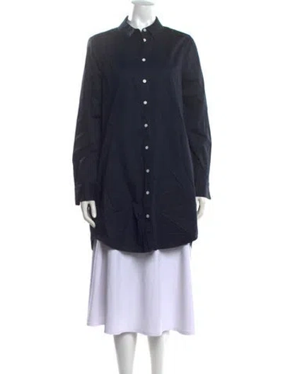 Pre-owned Equipment Long Dress In Blue