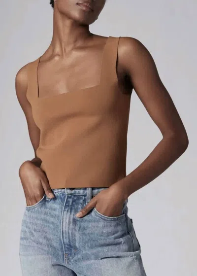 Equipment Lyana Top In Almond In Brown