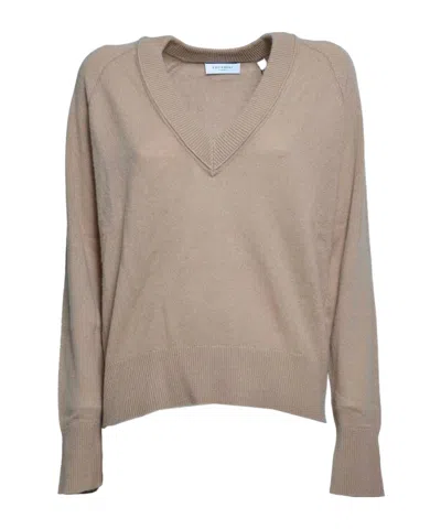 Equipment Madalene V-neck Cashmere Jumper In Brown