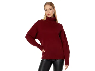 Equipment Melinde Women's Clothing Syrah: Md, Cashmere/wool In Red