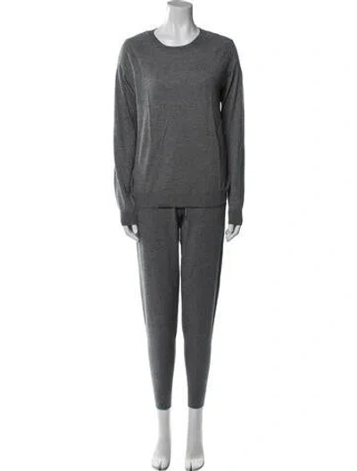 Pre-owned Equipment Pant Set In Gray