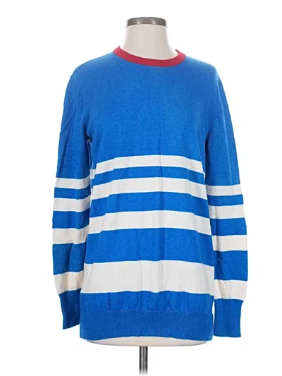 Pre-owned Equipment Pullover Sweater In Blue