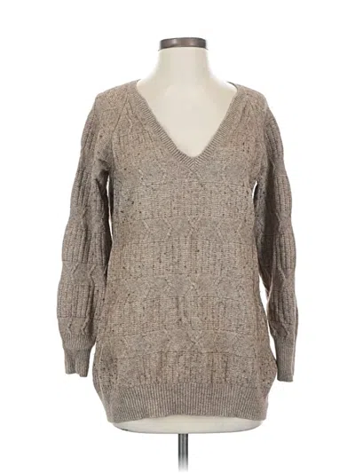 Pre-owned Equipment Pullover Sweater In Brown