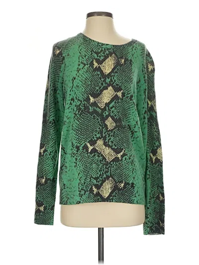 Pre-owned Equipment Pullover Sweater In Green