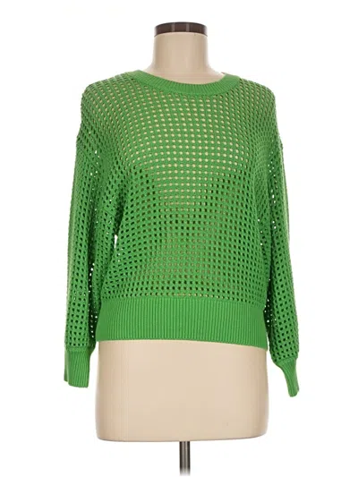 Pre-owned Equipment Pullover Sweater In Green