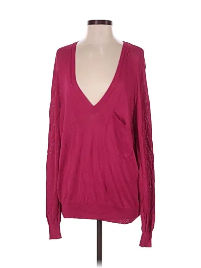 Pre-owned Equipment Pullover Sweater In Pink