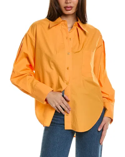Equipment Sergine Oversized Shirt In Orange