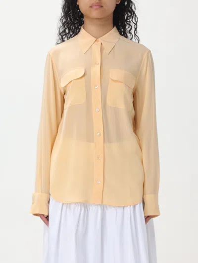 Equipment Shirt  Woman Colour Yellow