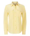 Equipment Signature Silk Shirt In Yellow