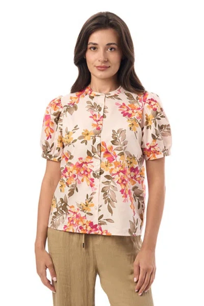 Equipment Short Sleeve Poplin Blouse In White