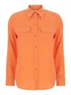 Equipment Slim Signature Long-sleeve Silk Shirt