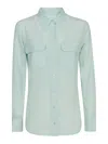 Equipment Signature Slim Shirt In Green