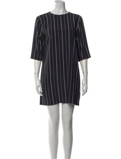 Pre-owned Equipment Silk Dress In Black