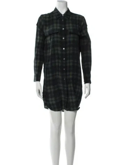 Pre-owned Equipment Silk Mini Dress In Black