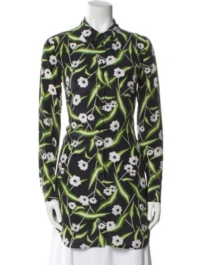 Pre-owned Equipment Silk Mini Dress In Black