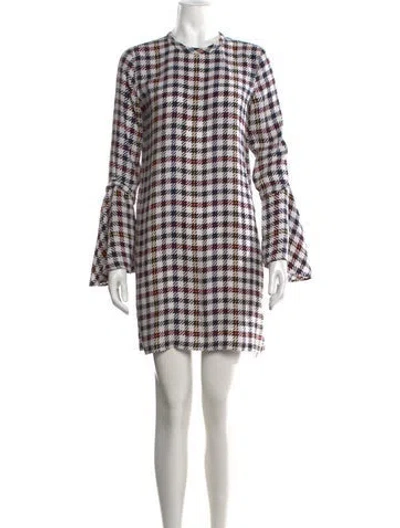 Pre-owned Equipment Silk Mini Dress In Black