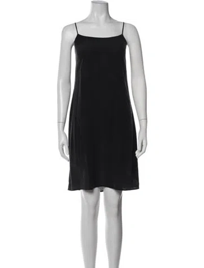 Pre-owned Equipment Silk Mini Dress In Grey
