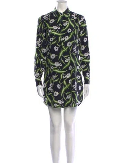 Pre-owned Equipment Silk Mini Dress In Multi