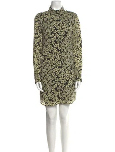 Pre-owned Equipment Silk Mini Dress In Multi