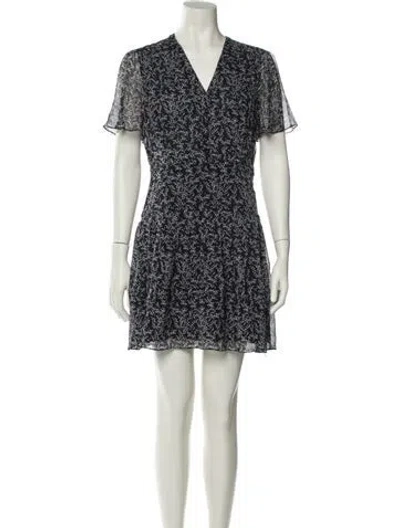 Pre-owned Equipment Silk Mini Dress In Multi