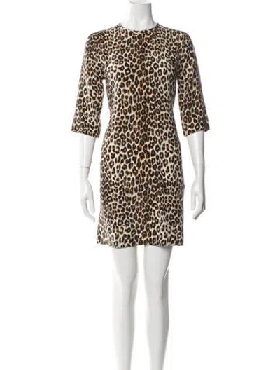 Pre-owned Equipment Silk Mini Dress In Multi