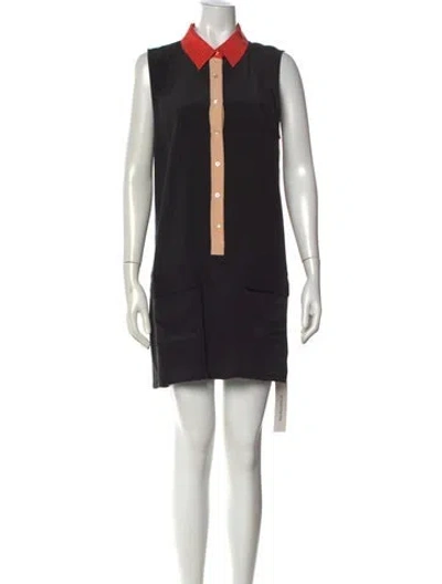 Pre-owned Equipment Silk Mini Dress In Multi