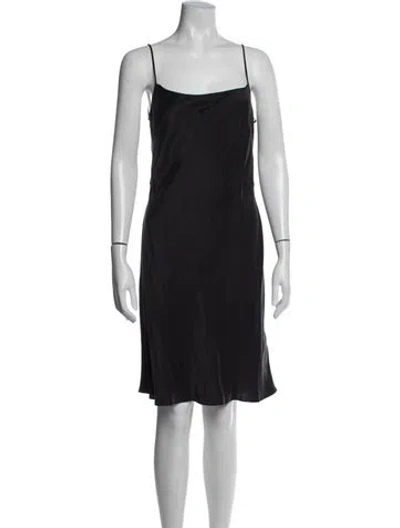 Pre-owned Equipment Silk Mini Dress W/ Tags In Black